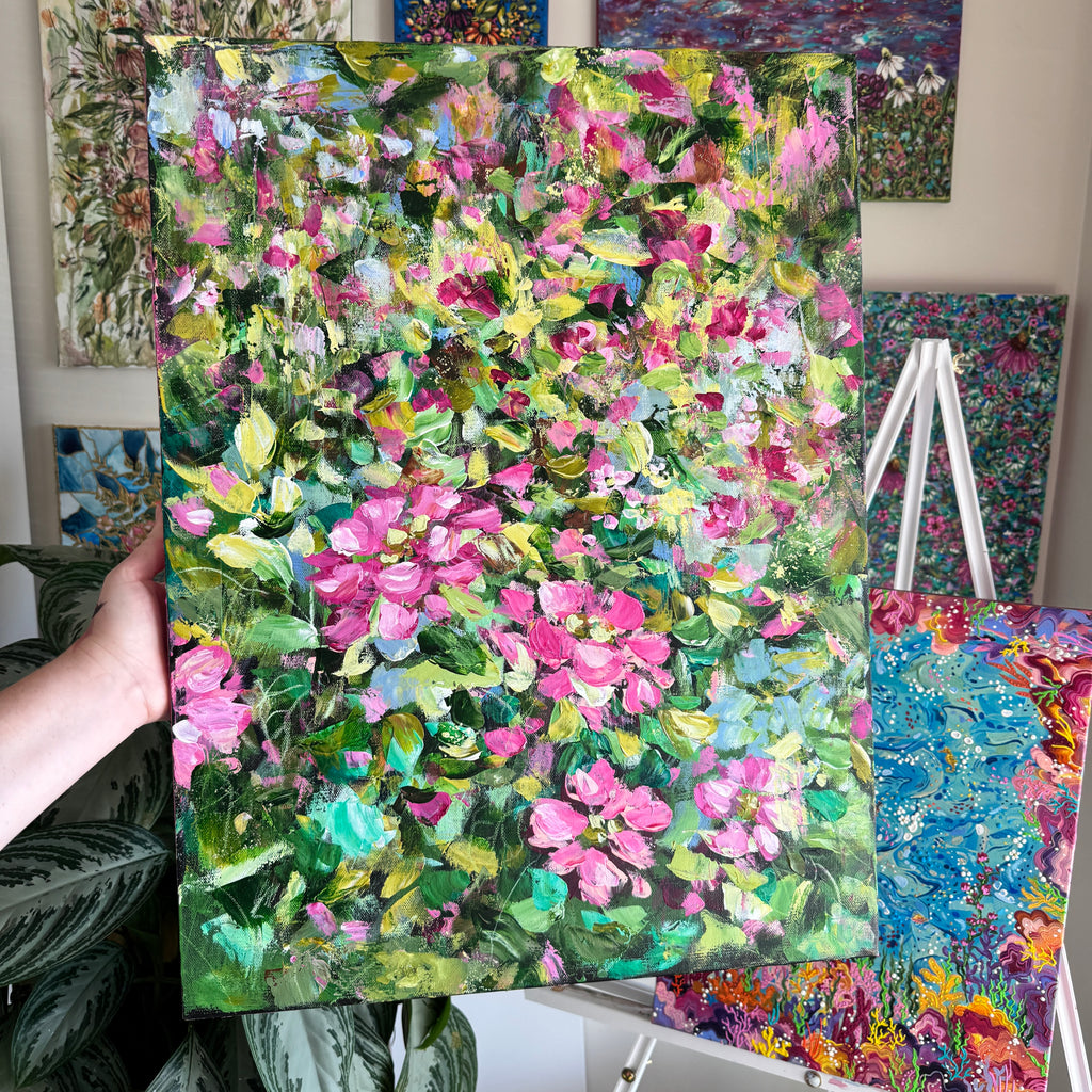 Floral Original Painted Canvas No. 24