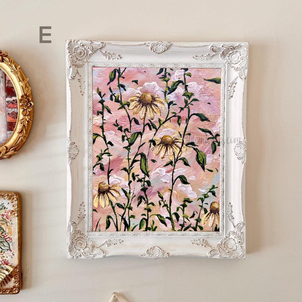 Abstract Garden Art Print Set