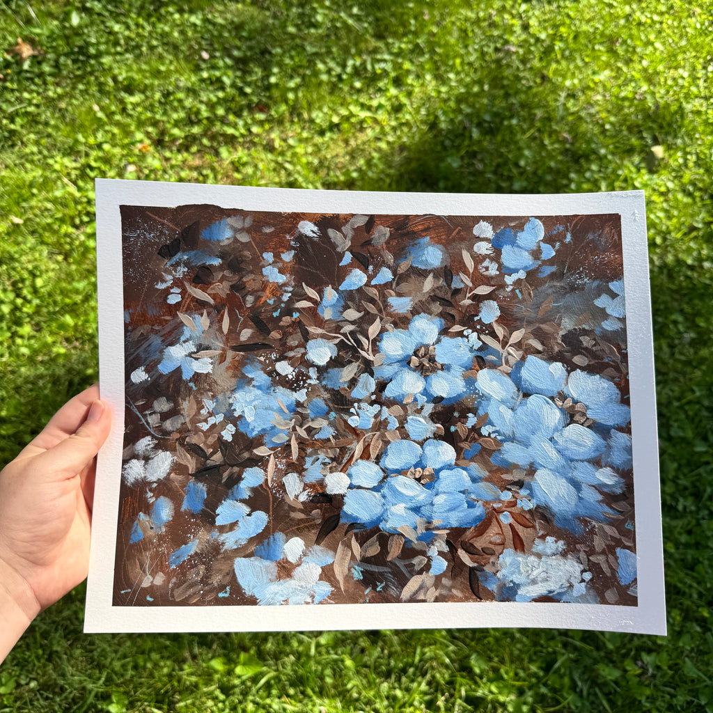 Original Ella’s Abstract Garden Art Paper No. 6