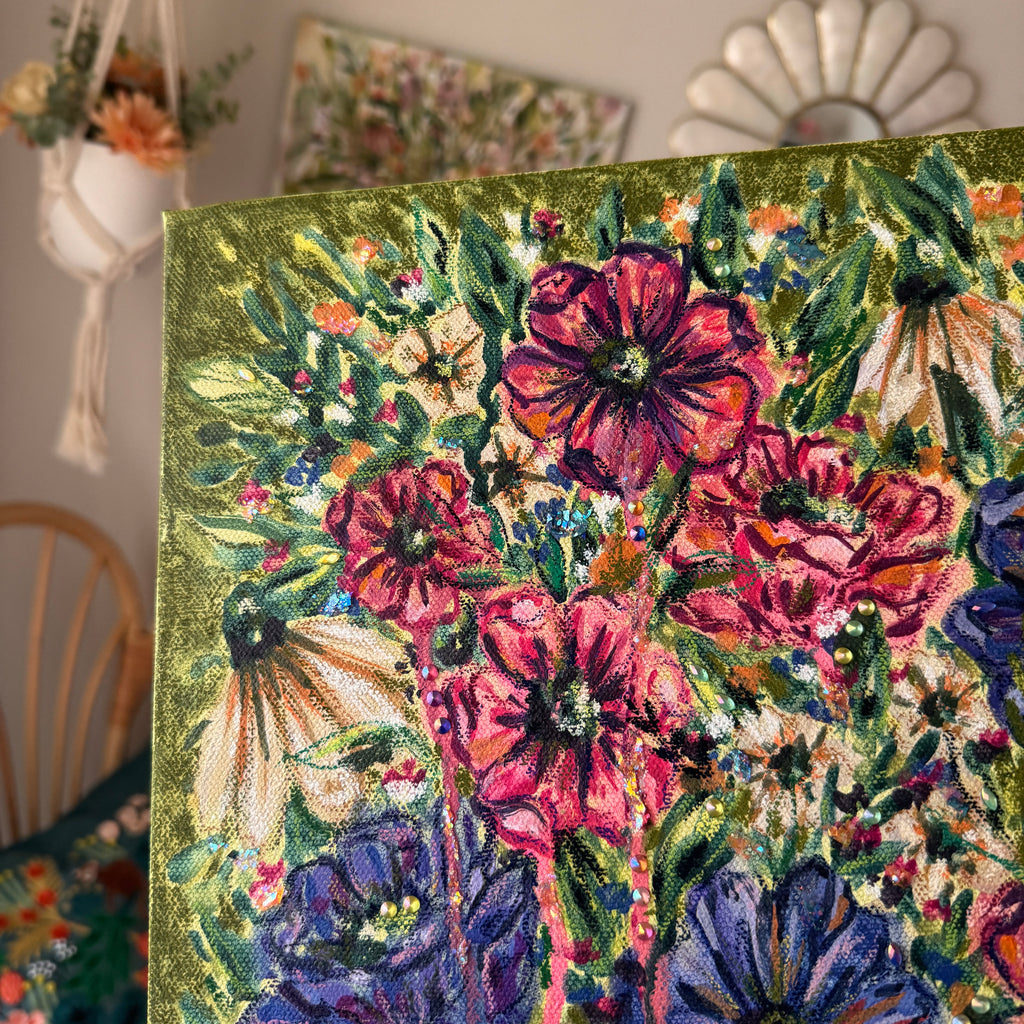 Floral Original Painted Canvas No. 1