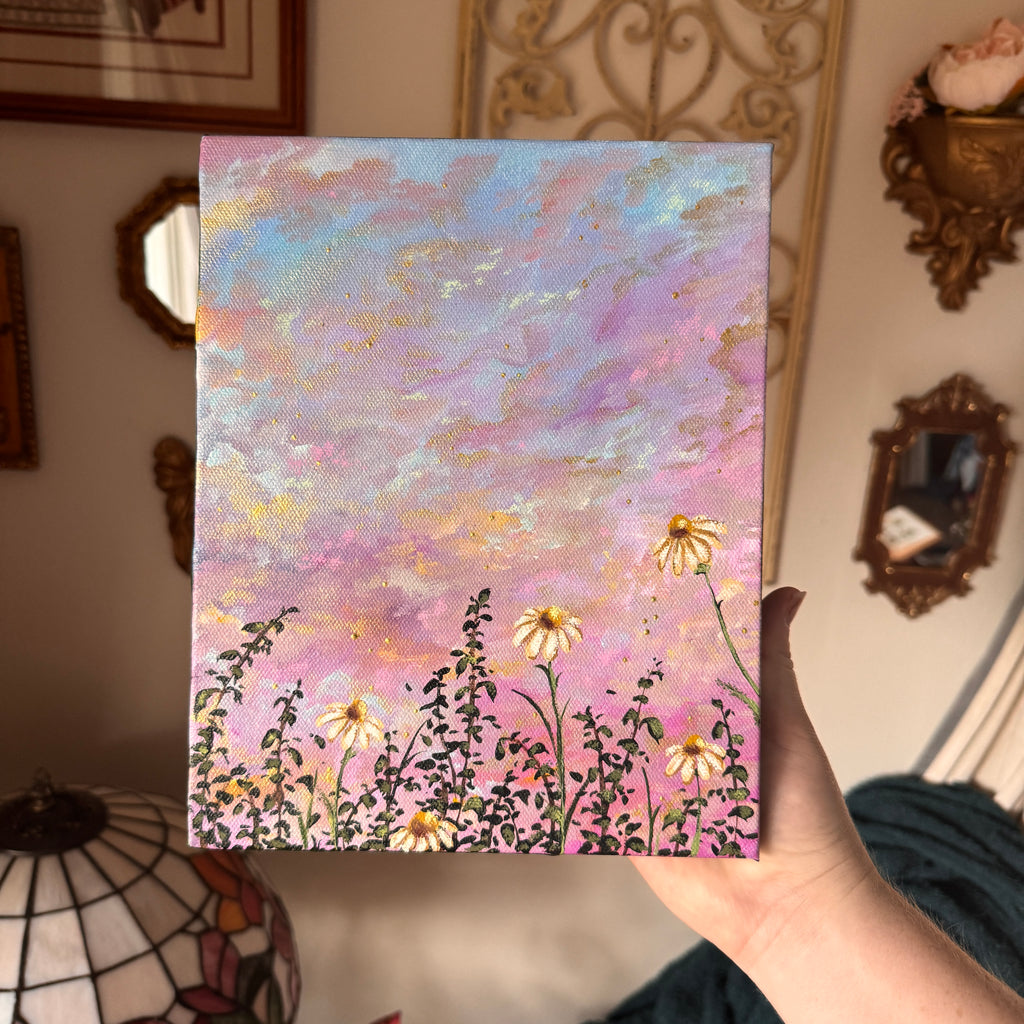 Floral Original Painted Canvas