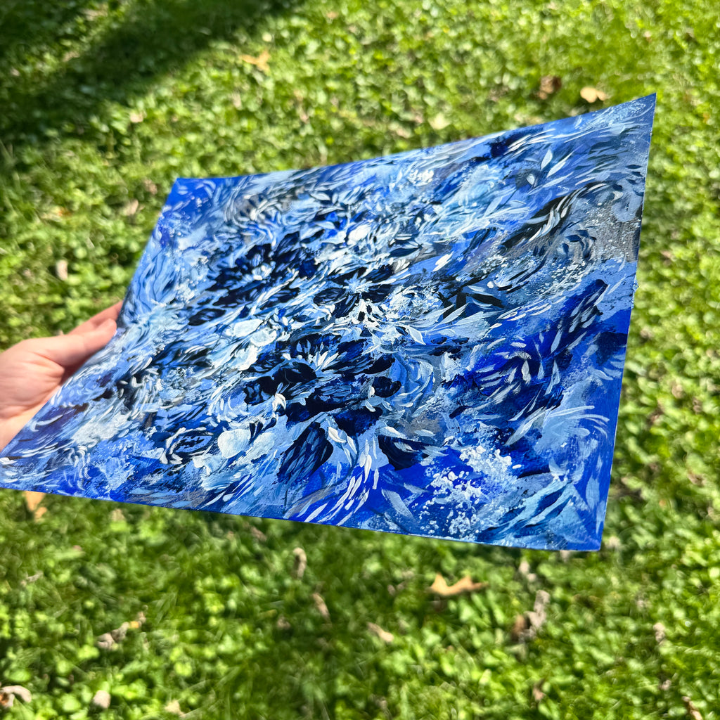 Original Ella’s Abstract Garden Art Paper No. 13