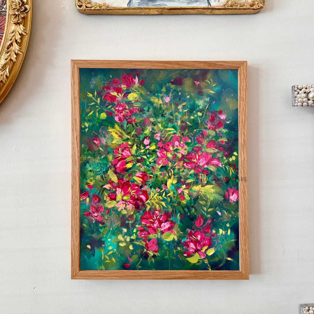 Ella’s Abstract Garden No. 20 Art Print