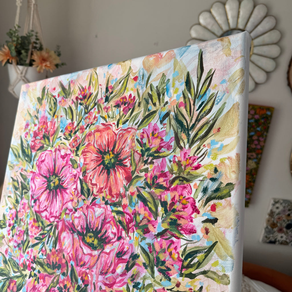 Floral Original Painted Canvas No. 21