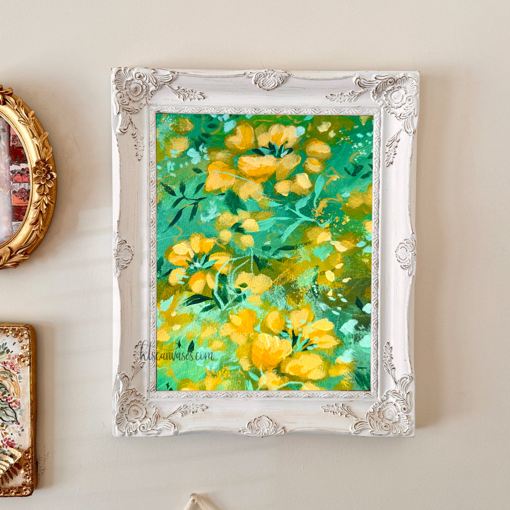 Ella’s Citrus Florals Art Print Set