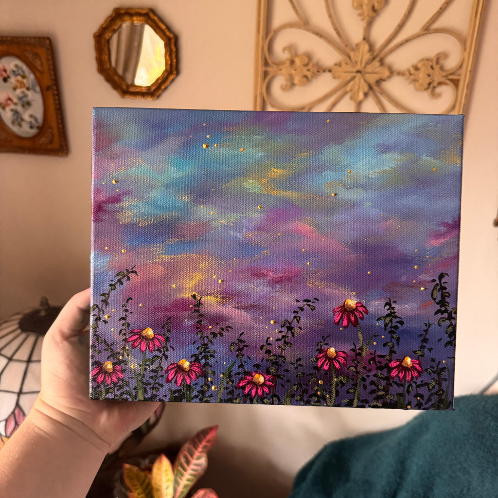 Floral Original Painted Canvas