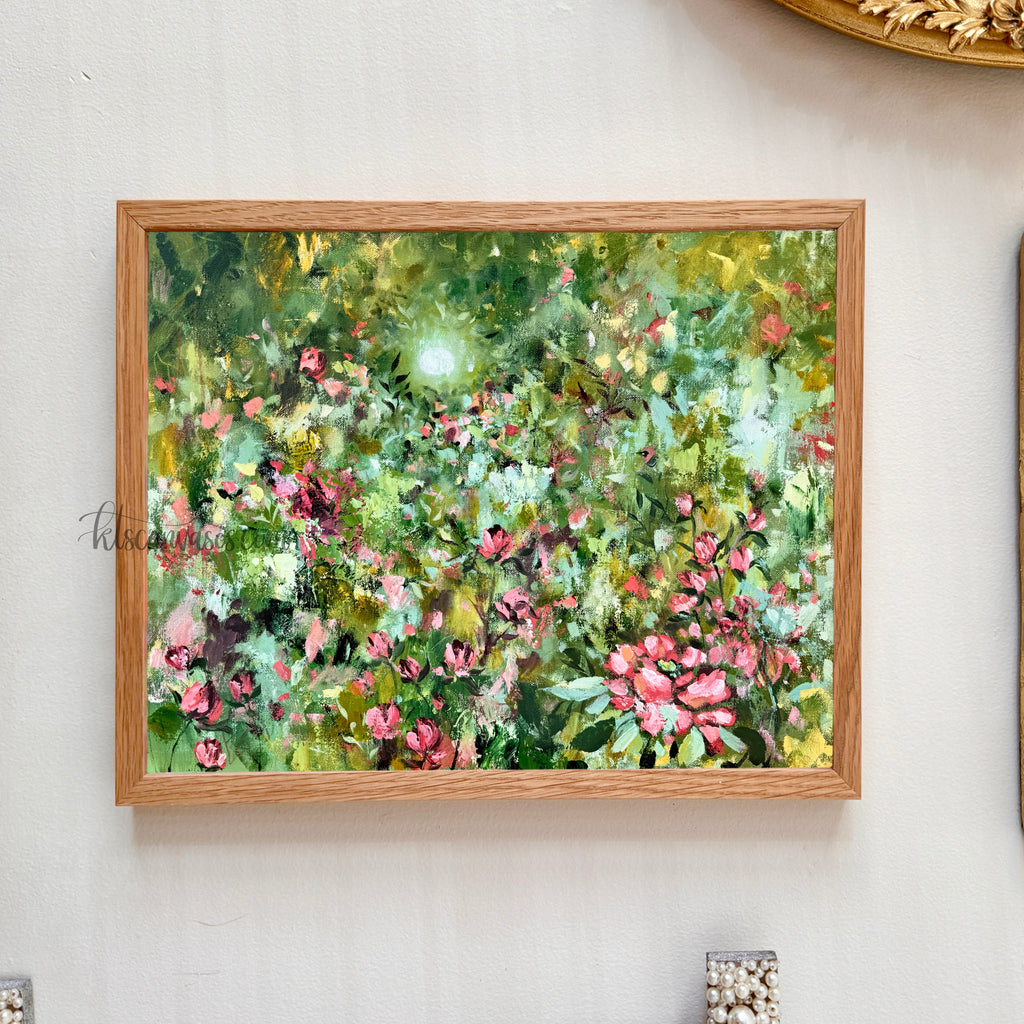 Ella’s Abstract Garden No. 15 Art Print