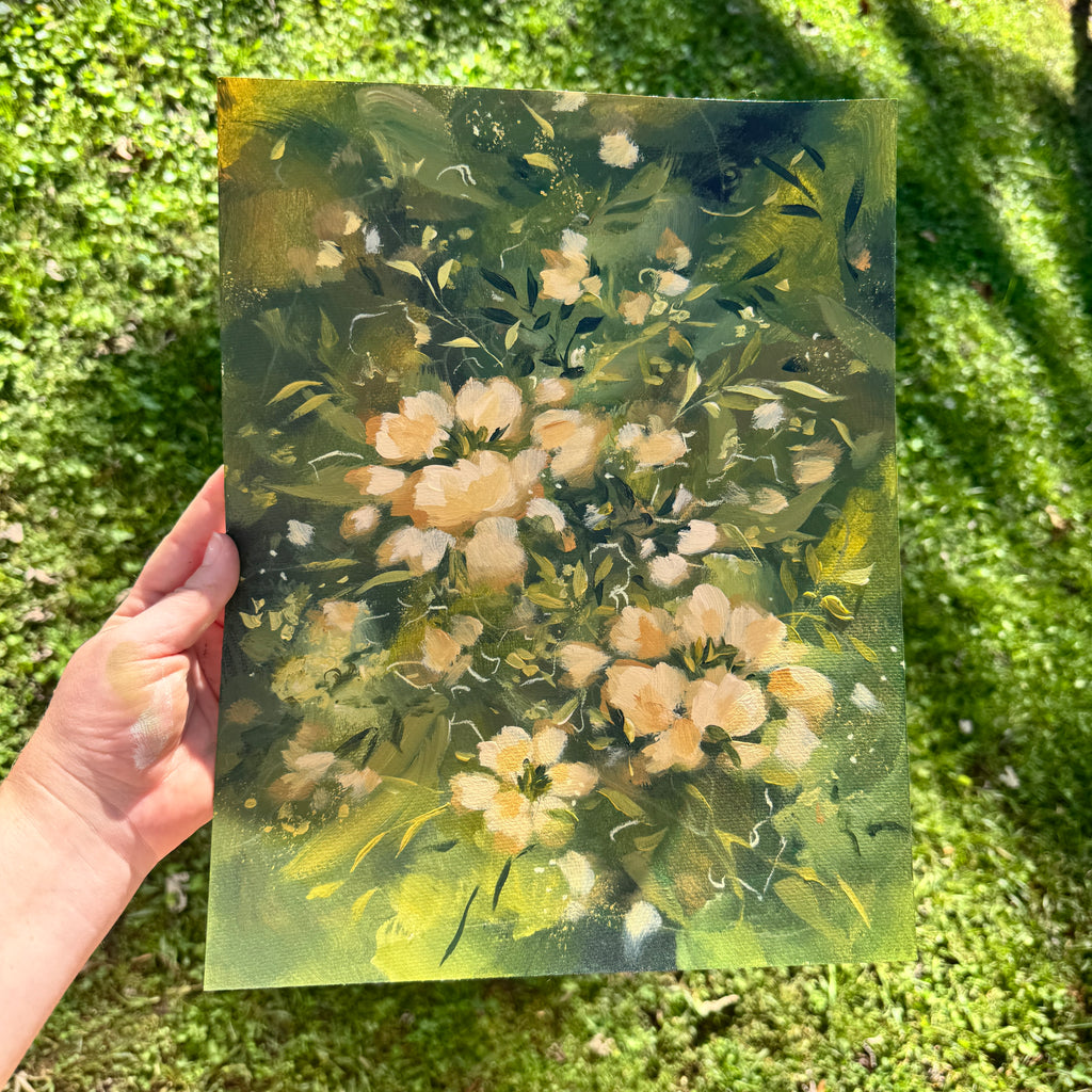 Original Ella’s Abstract Garden Art Paper No. 14