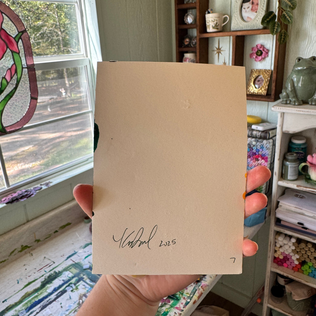 Original Citrus Florals Art Paper No. 7