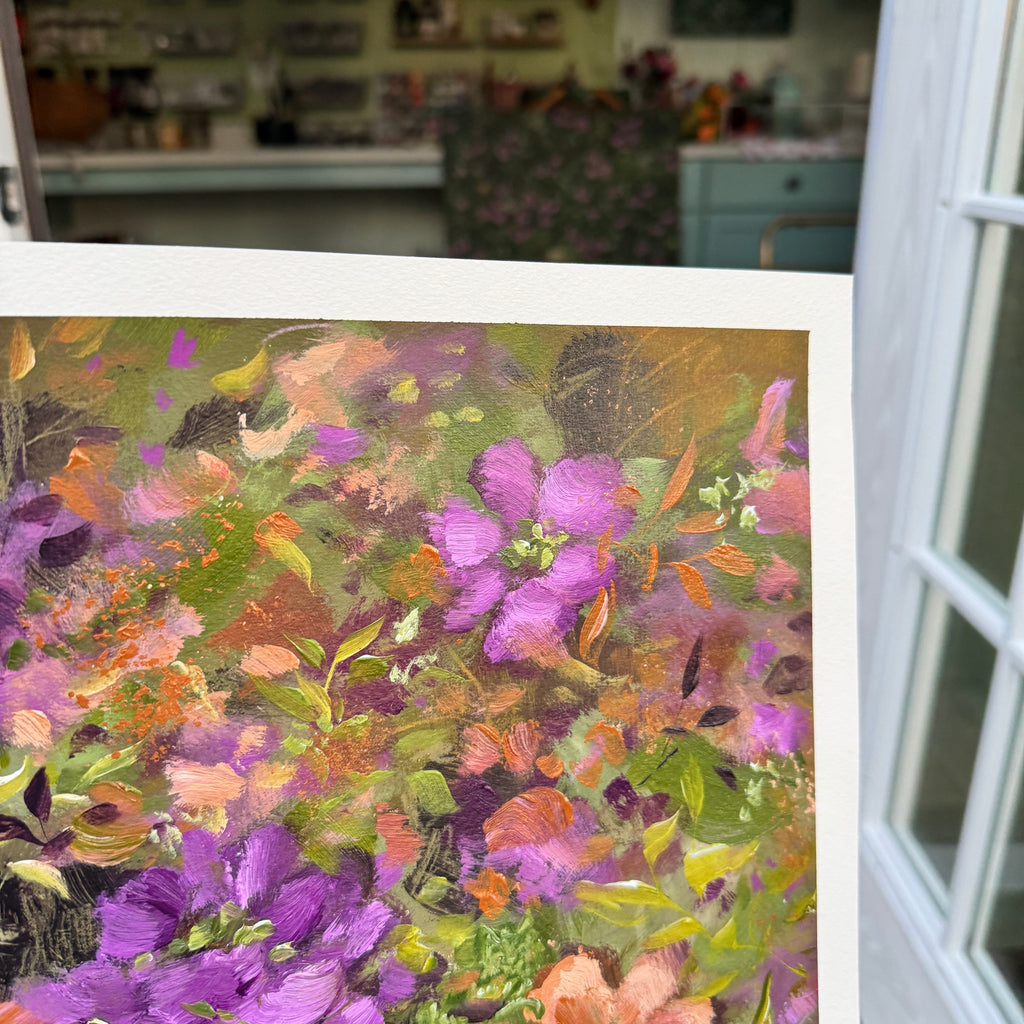 Original Ella’s Abstract Garden Art Paper No. 3