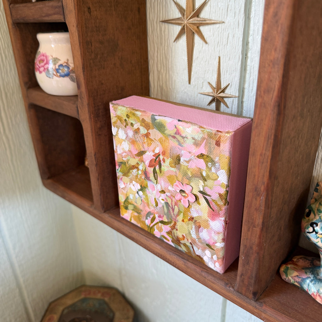 Soft Floral Original Painted Canvas #14