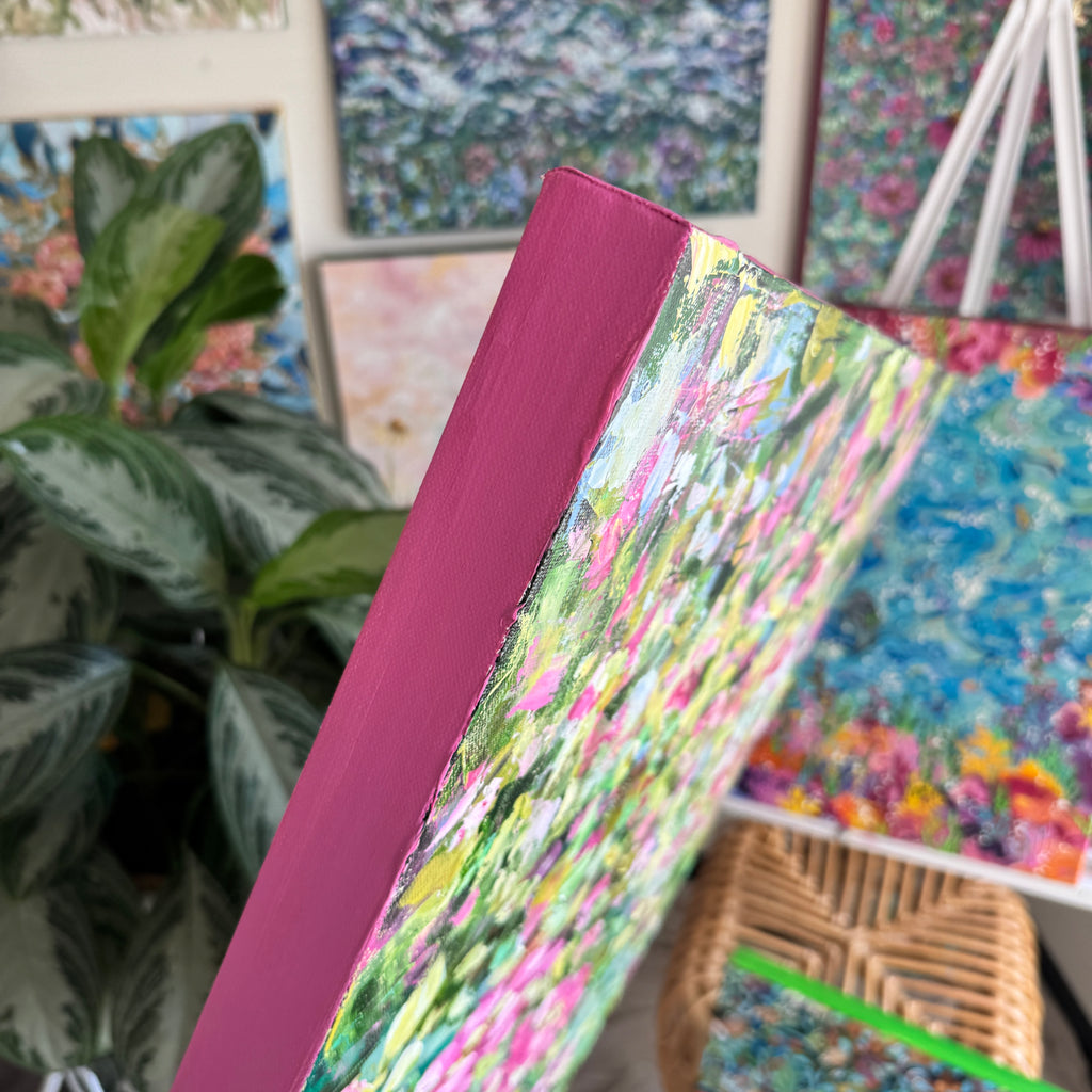 Floral Original Painted Canvas No. 24