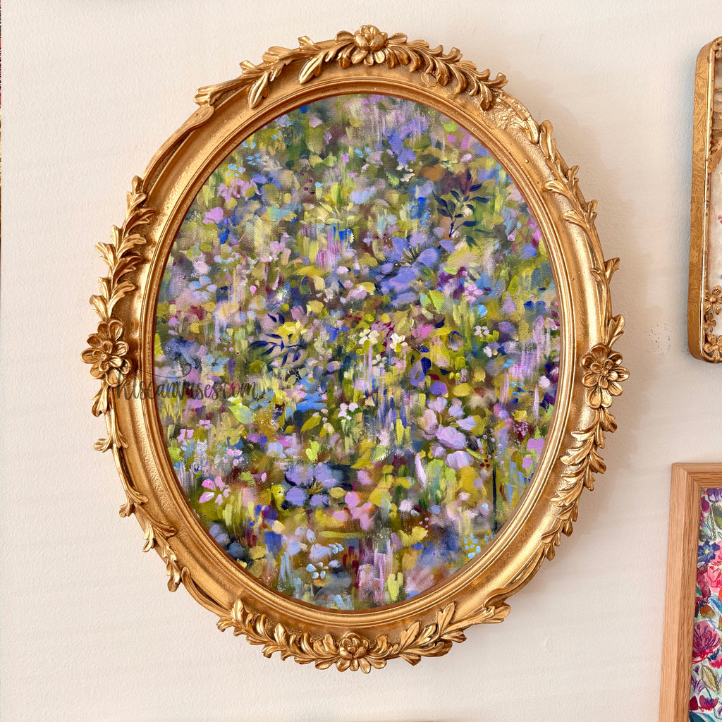Ella’s Abstract Garden No. 25 Art Print