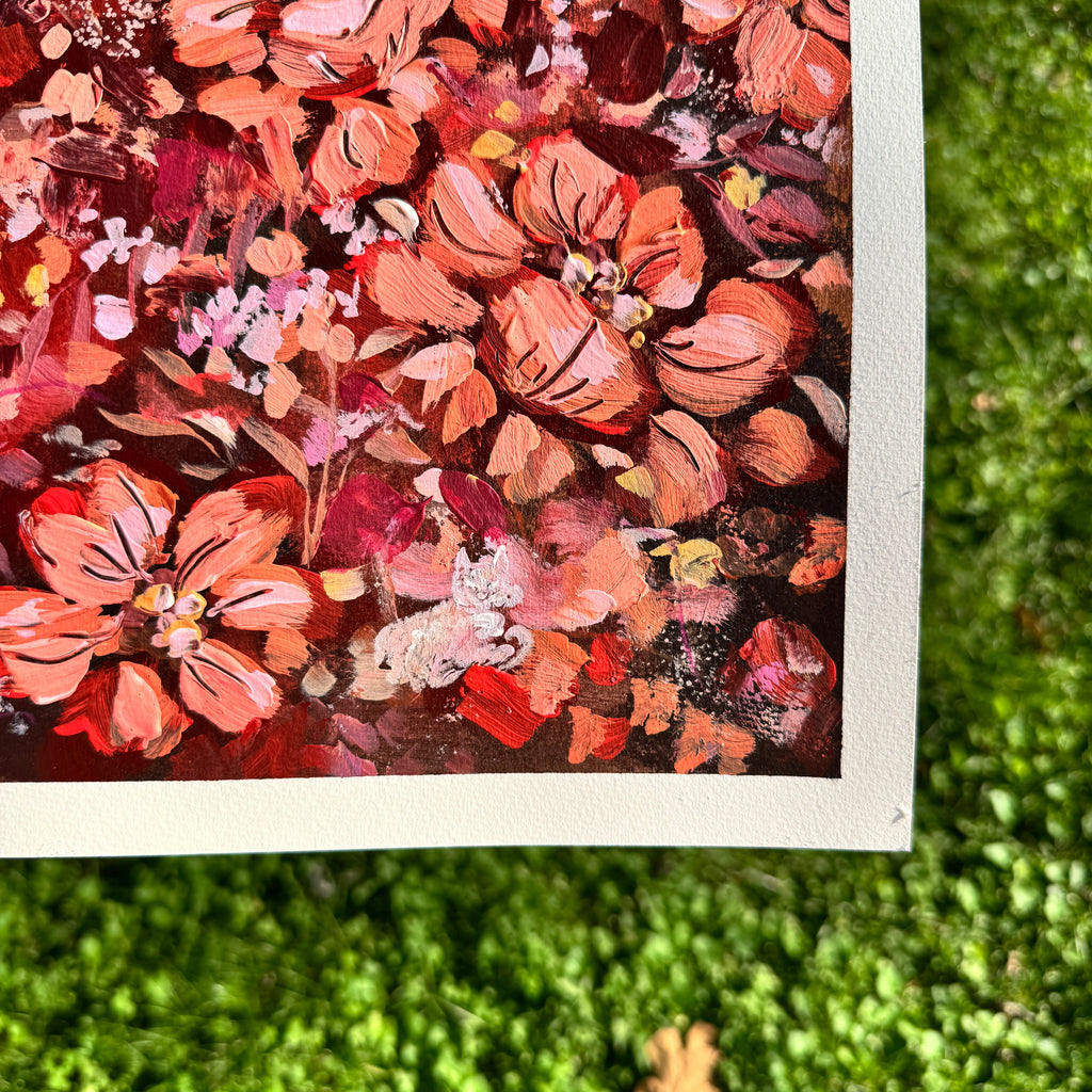Original Ella’s Abstract Garden Art Paper No. 9