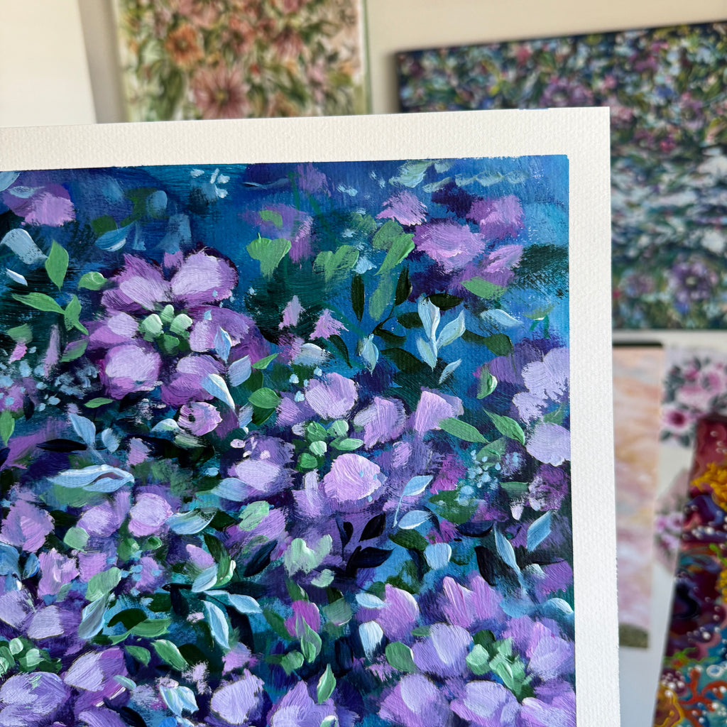 Original Ella’s Abstract Garden Art Paper No. 4