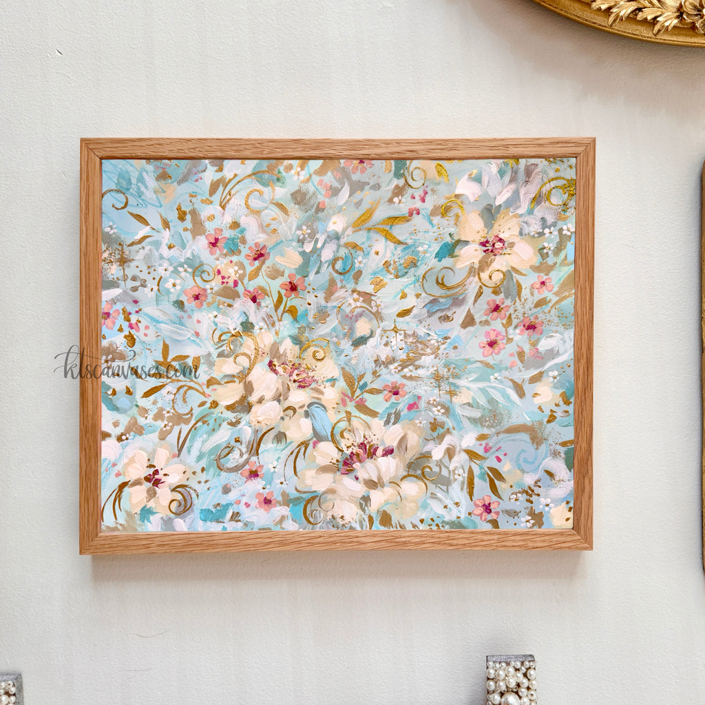 Ella’s Abstract Garden No. 33 Art Print