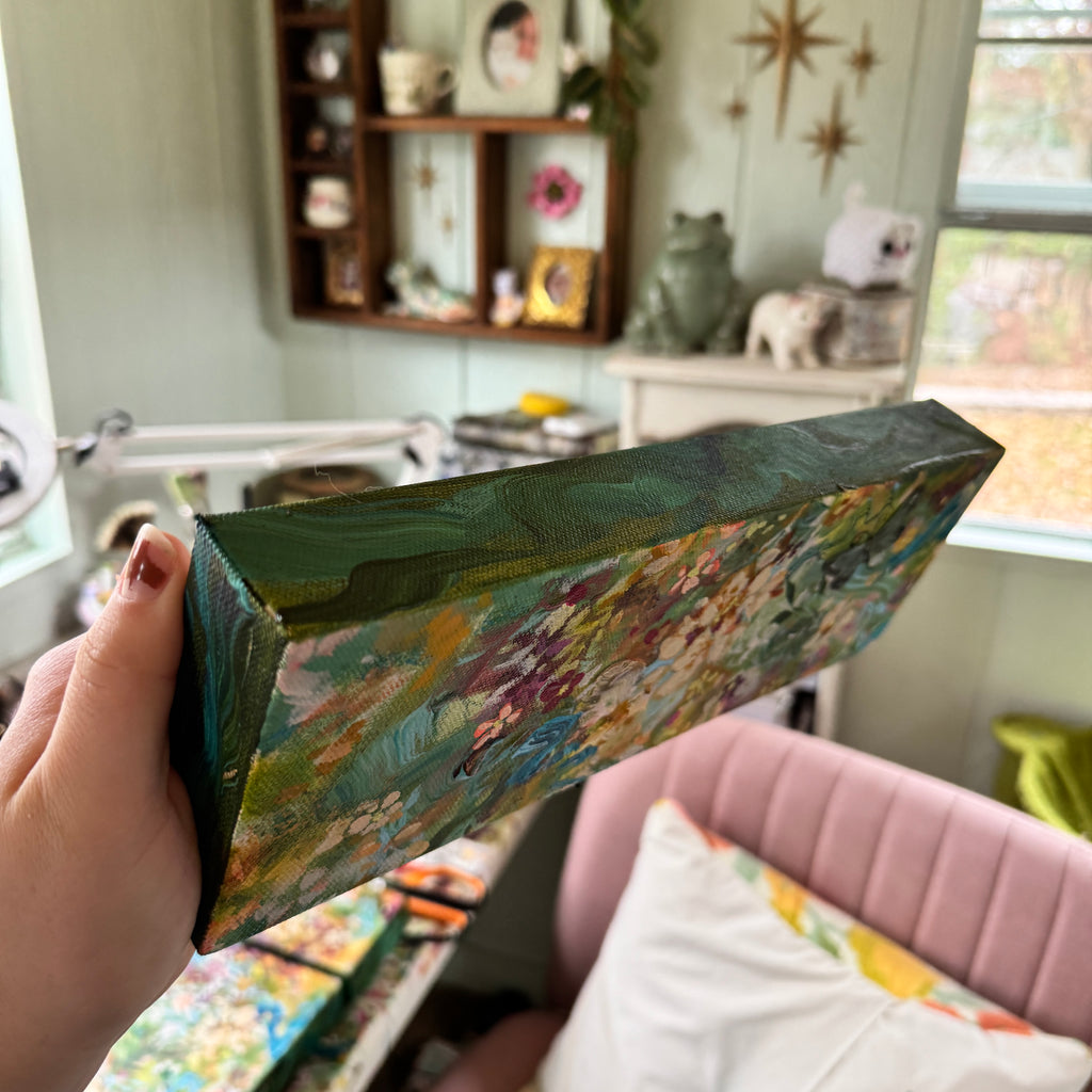 Butterfly Garden Original Painted Canvas #5