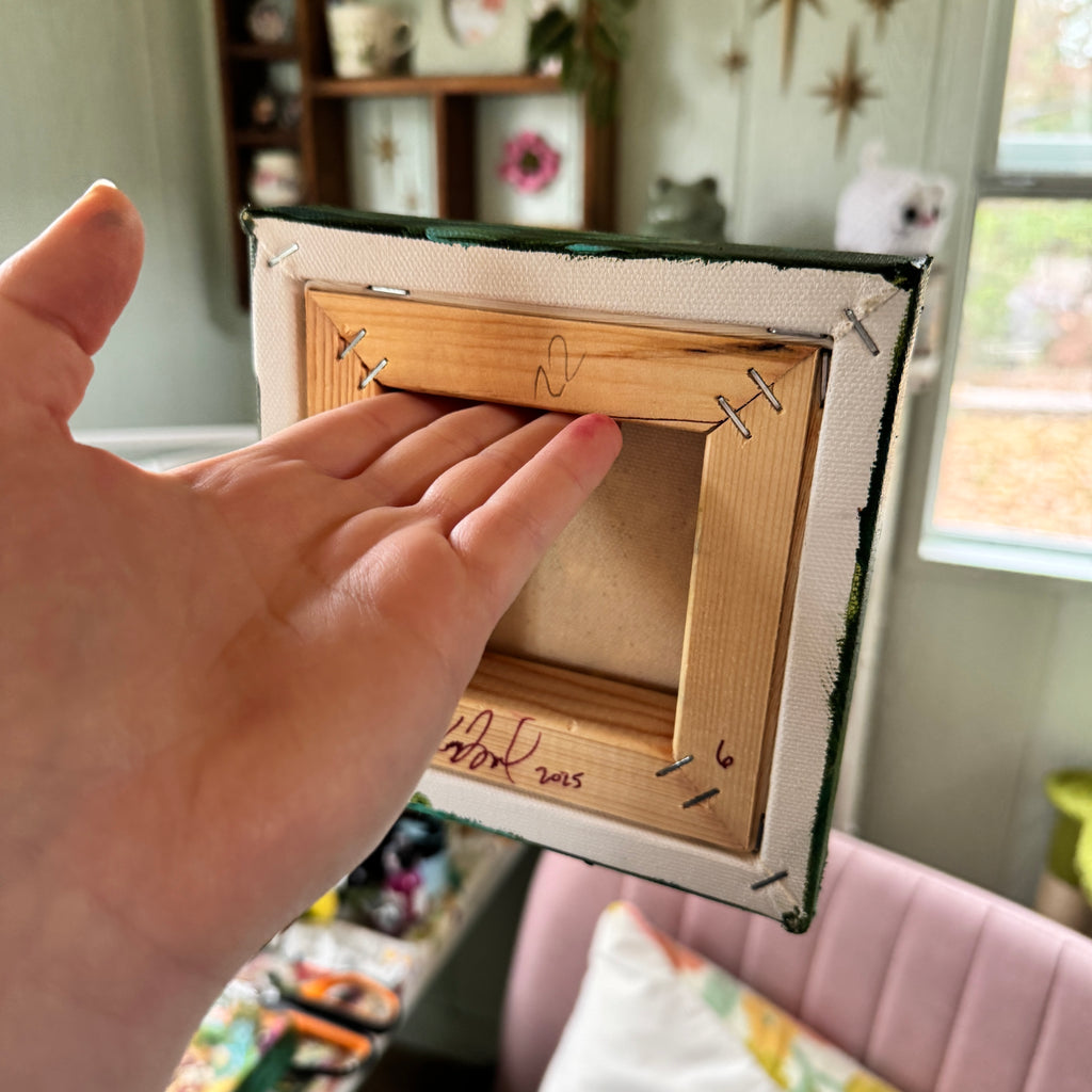 Butterfly Garden Original Painted Canvas #6