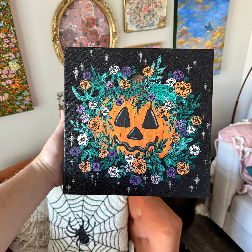 2022 Original Painted Pumpkin Canvas