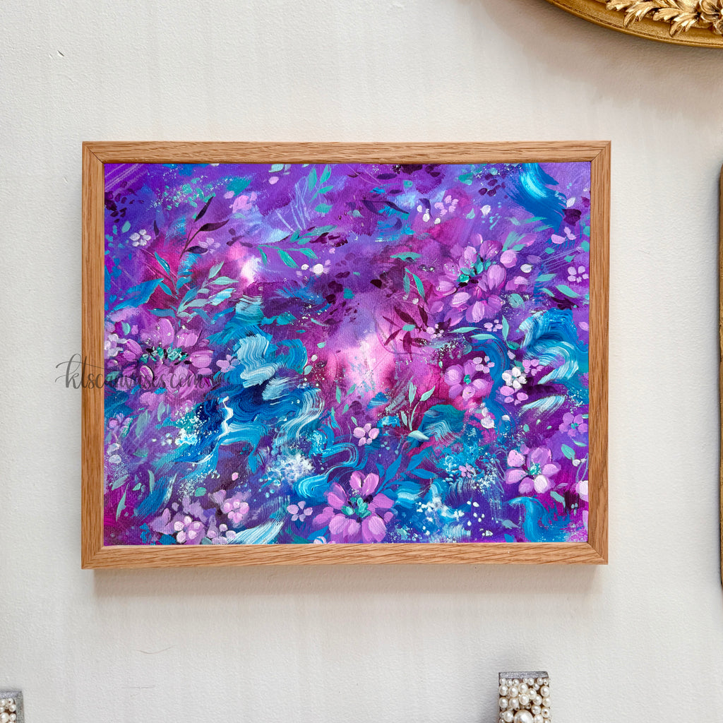 Ella’s Abstract Garden No. 31 Art Print