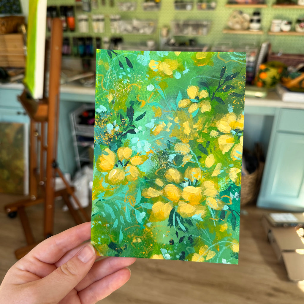 Original Citrus Florals Art Paper No. 1