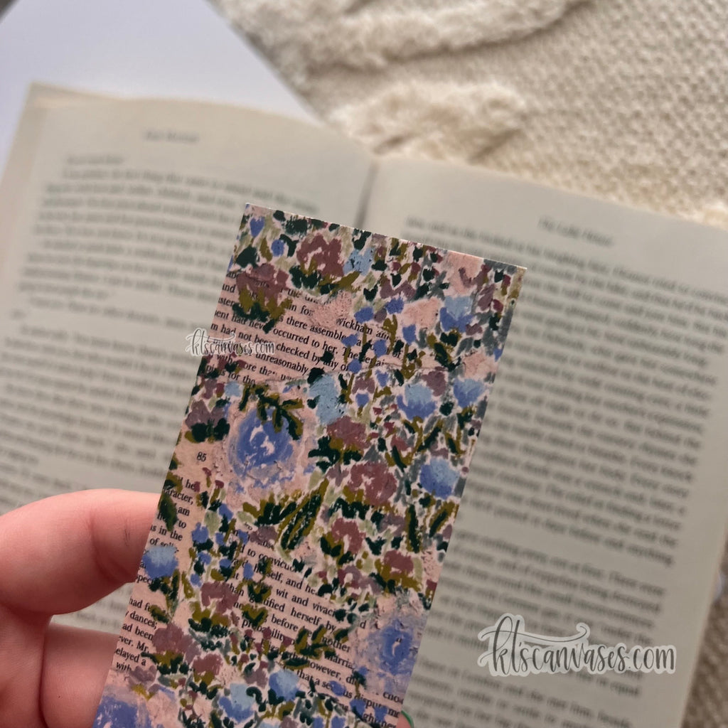 Bookish Florals No. 17 Double Sided Bookmark