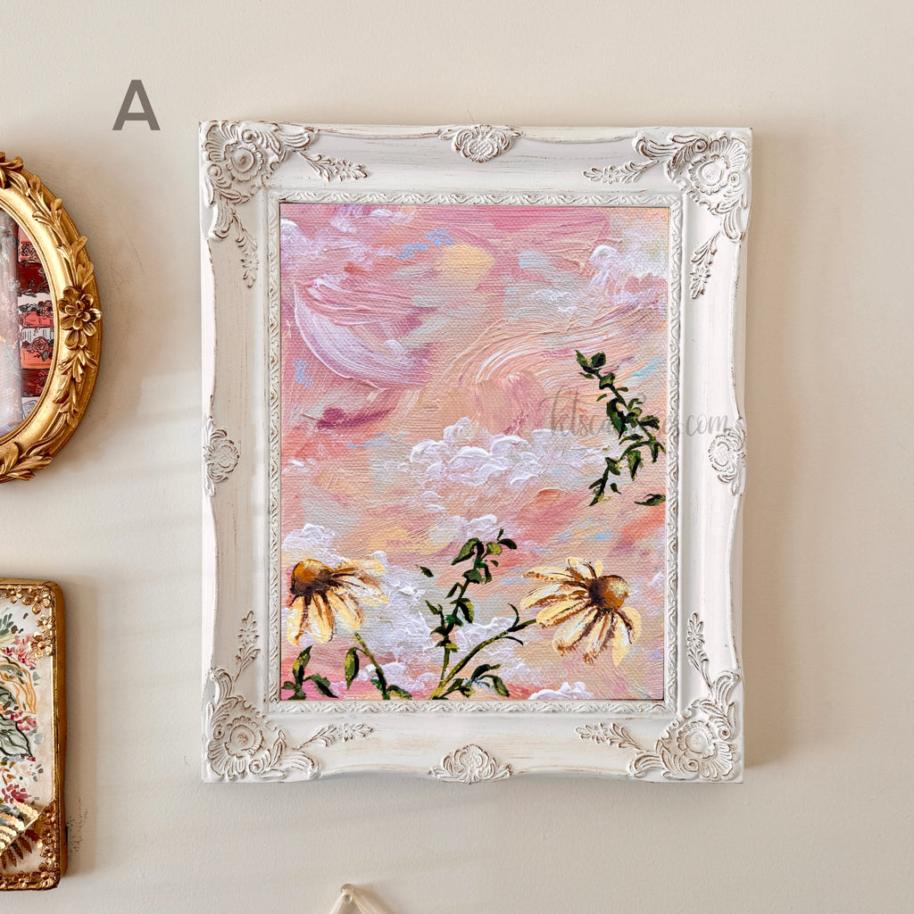 Abstract Garden Art Print Set