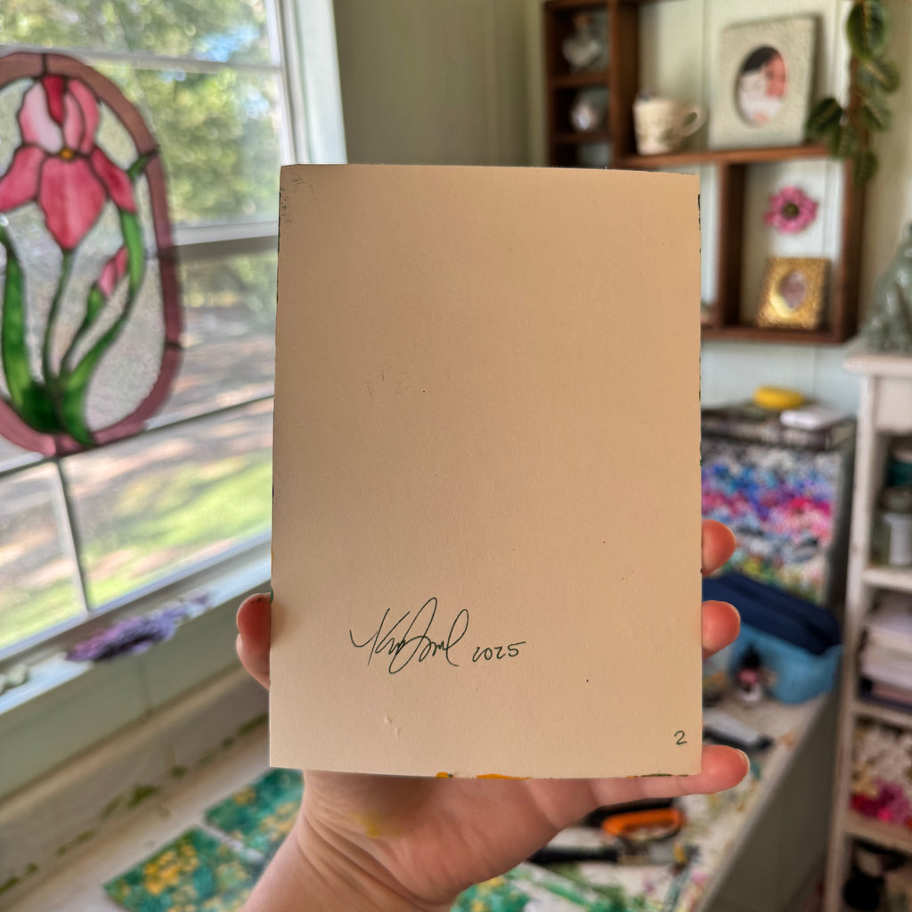 Original Citrus Florals Art Paper No. 2