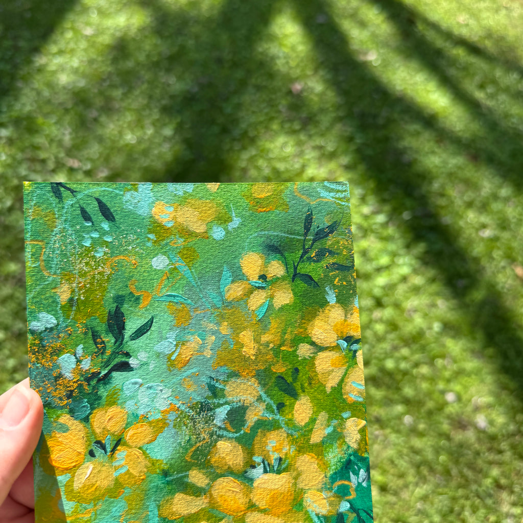 Original Citrus Florals Art Paper No. 1