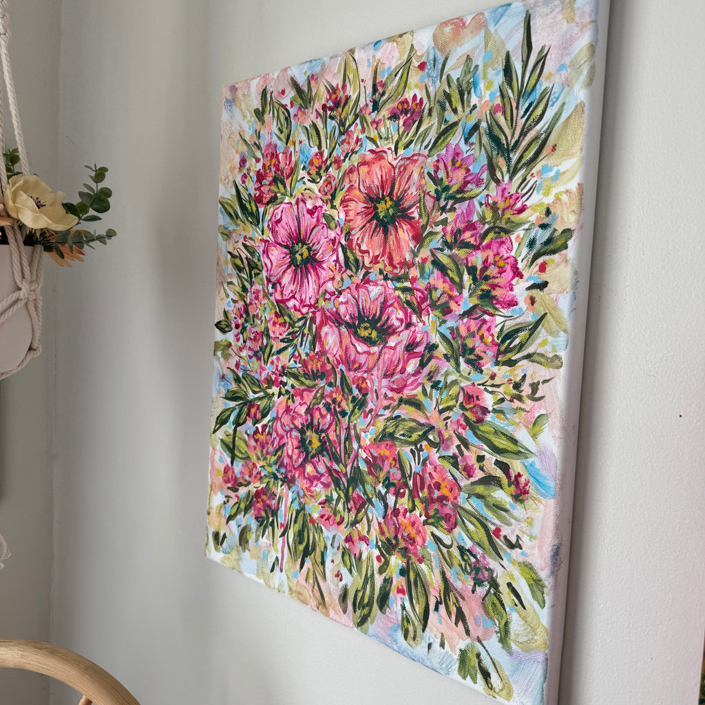 Floral Original Painted Canvas No. 21