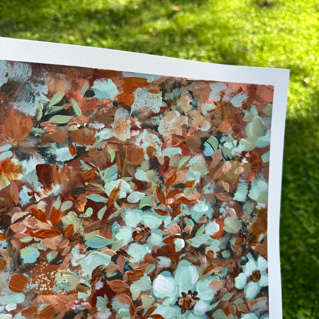 Original Ella’s Abstract Garden Art Paper No. 7