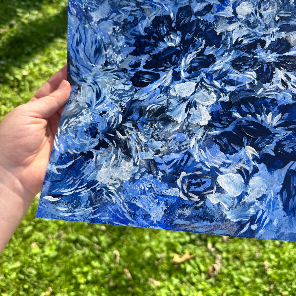 Original Ella’s Abstract Garden Art Paper No. 13