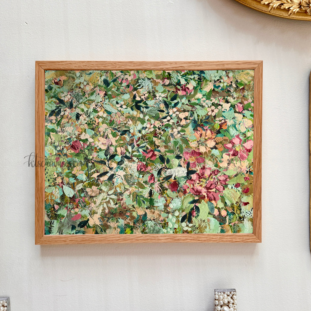 Ella’s Whimsical Abstract Garden Set of 2 Art Prints