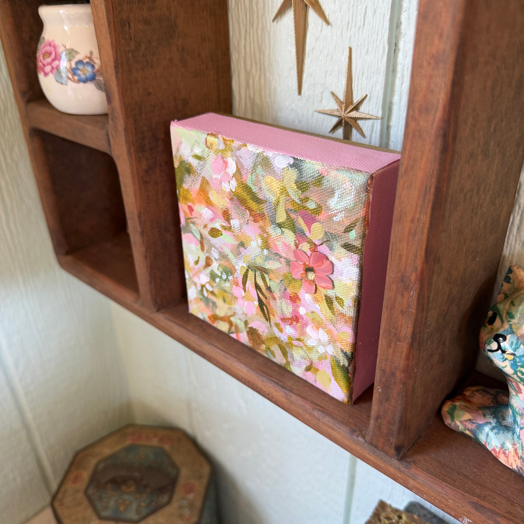 Soft Floral Original Painted Canvas #8