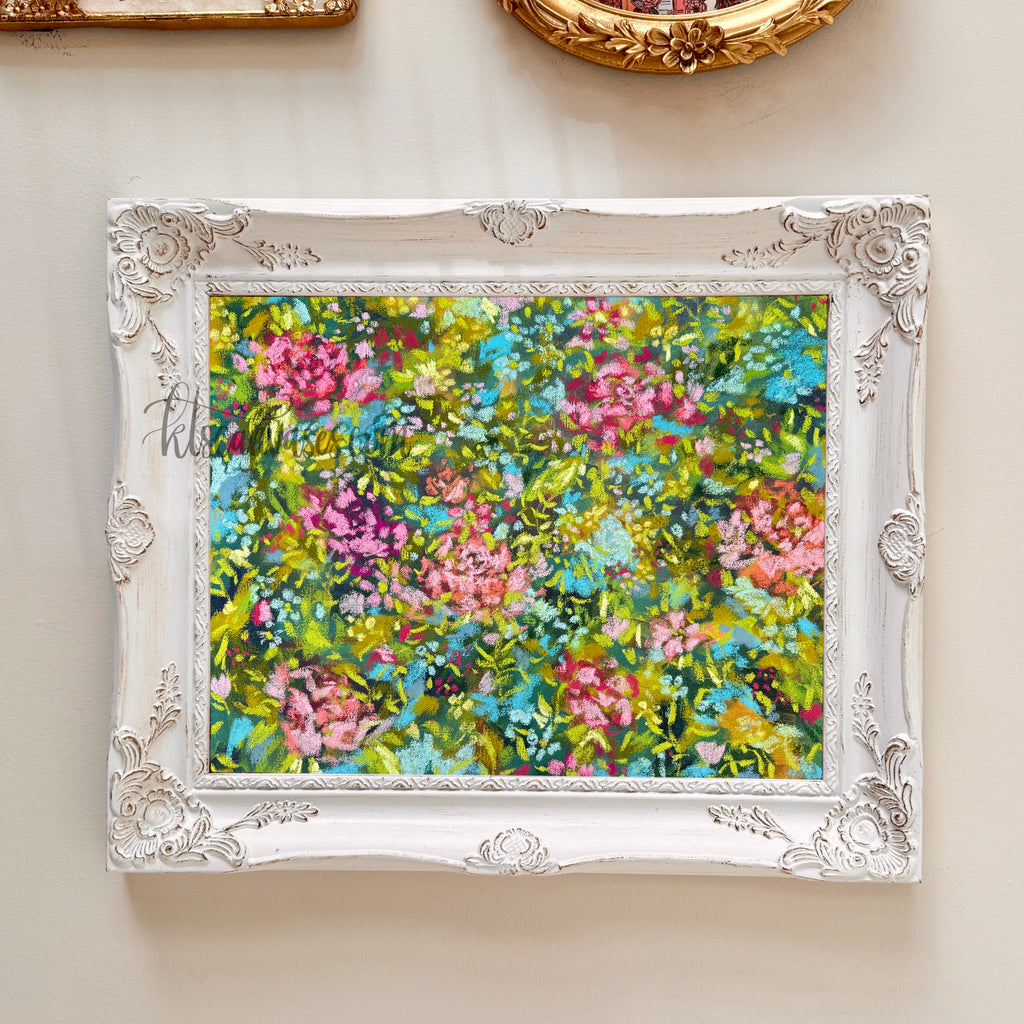 Ella’s Abstract Garden Art Print