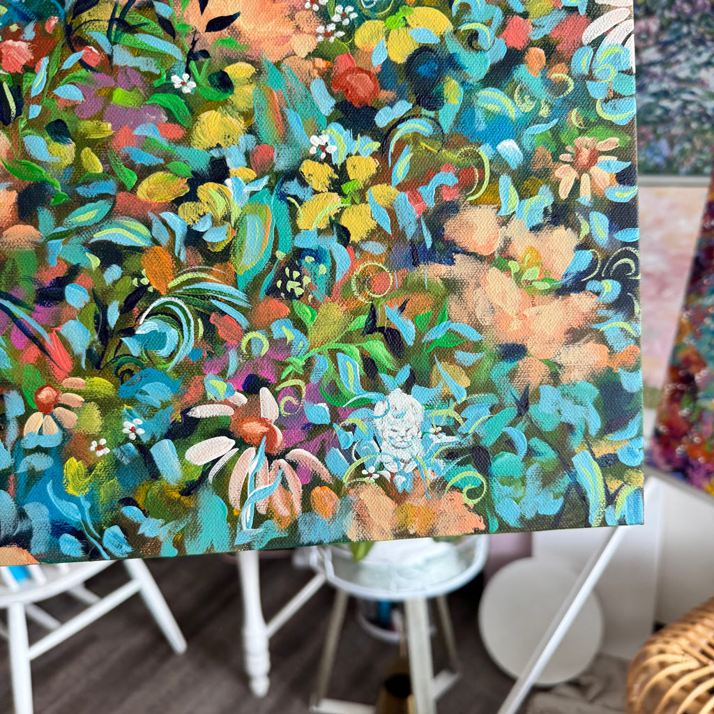 Floral Original Painted Canvas No. 23