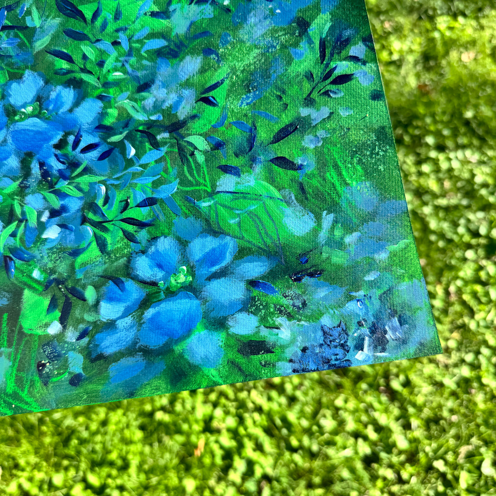 Original Ella’s Abstract Garden Art Paper No. 11