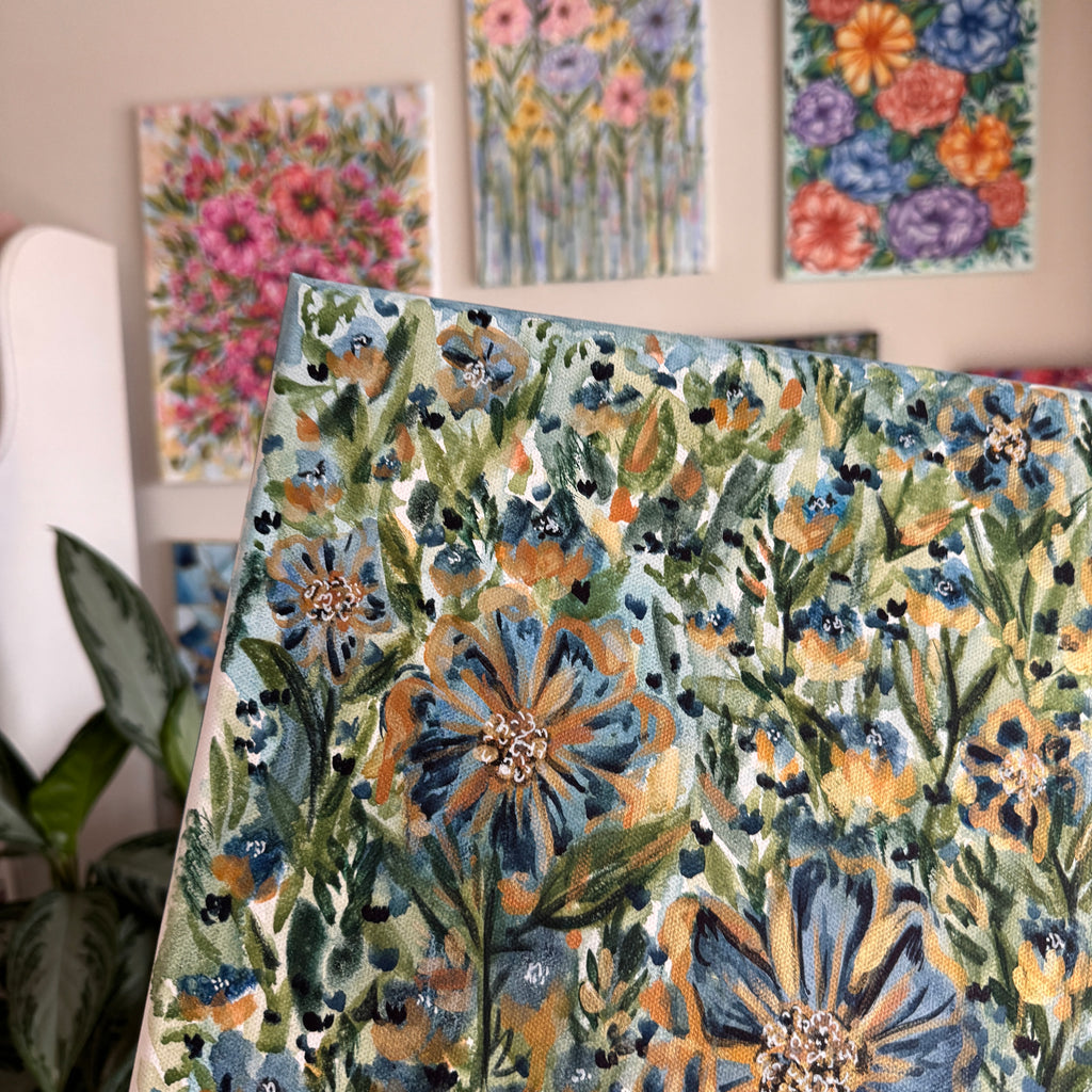 Floral Original Painted Canvas No. 2