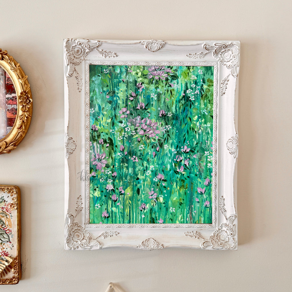 Ella in the Rainy Garden No. 5 Art Print