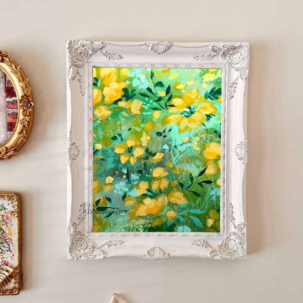 Ella’s Citrus Florals Art Print Set