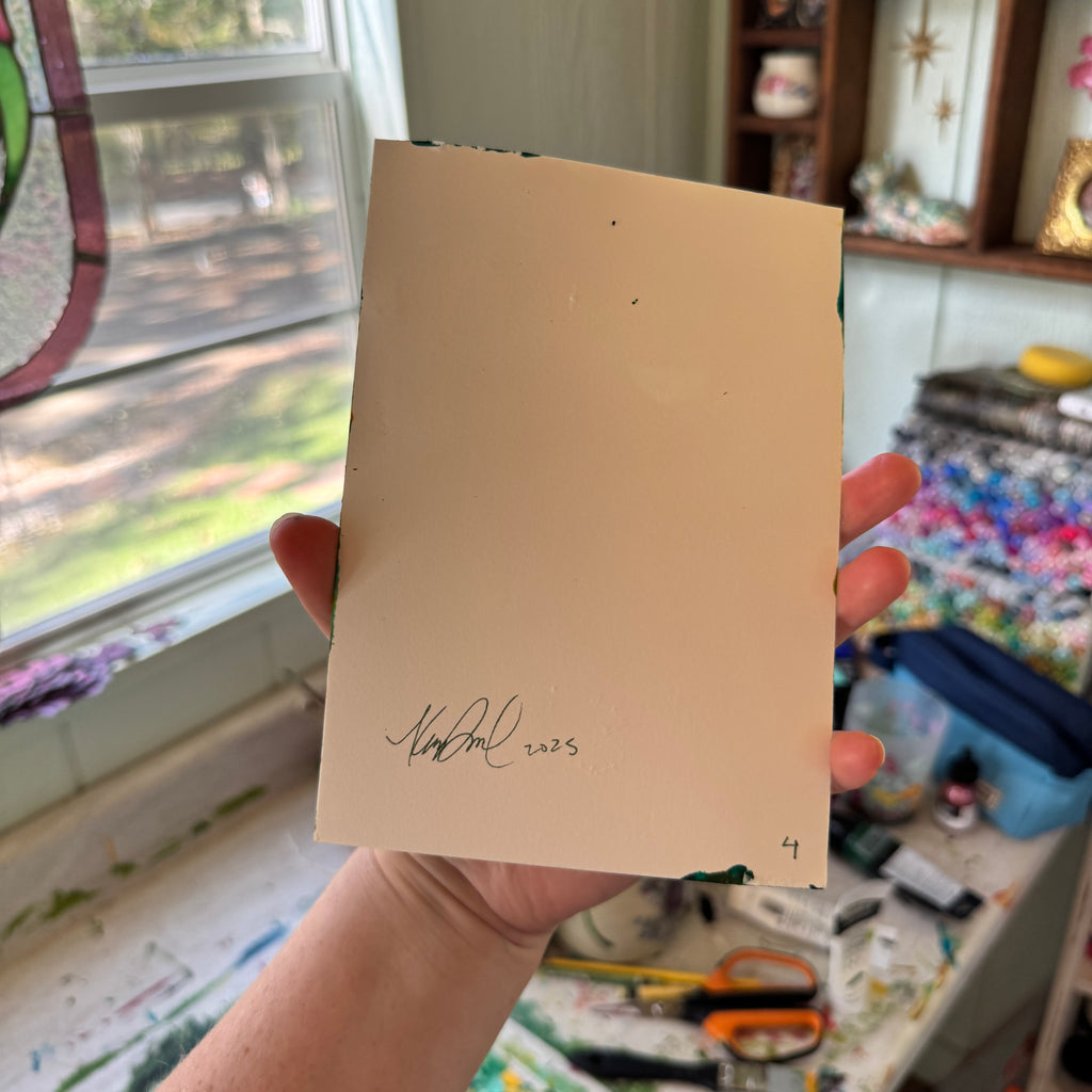 Original Citrus Florals Art Paper No. 4