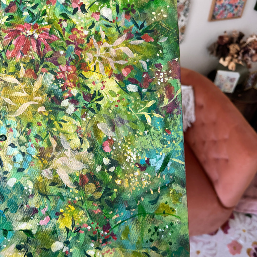 Floral Original Painted Canvas No. 31