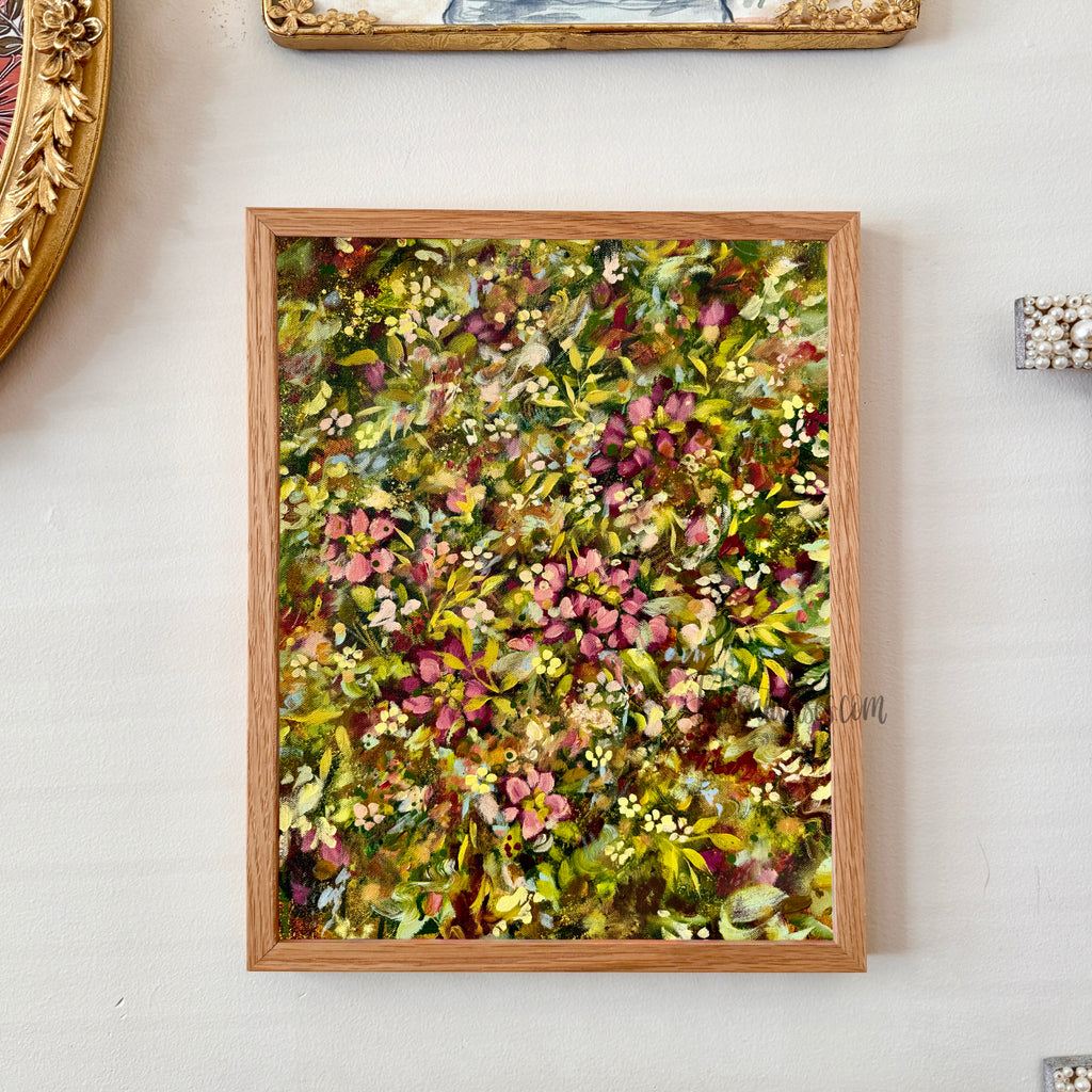 Ella’s Abstract Garden No. 35 Art Print