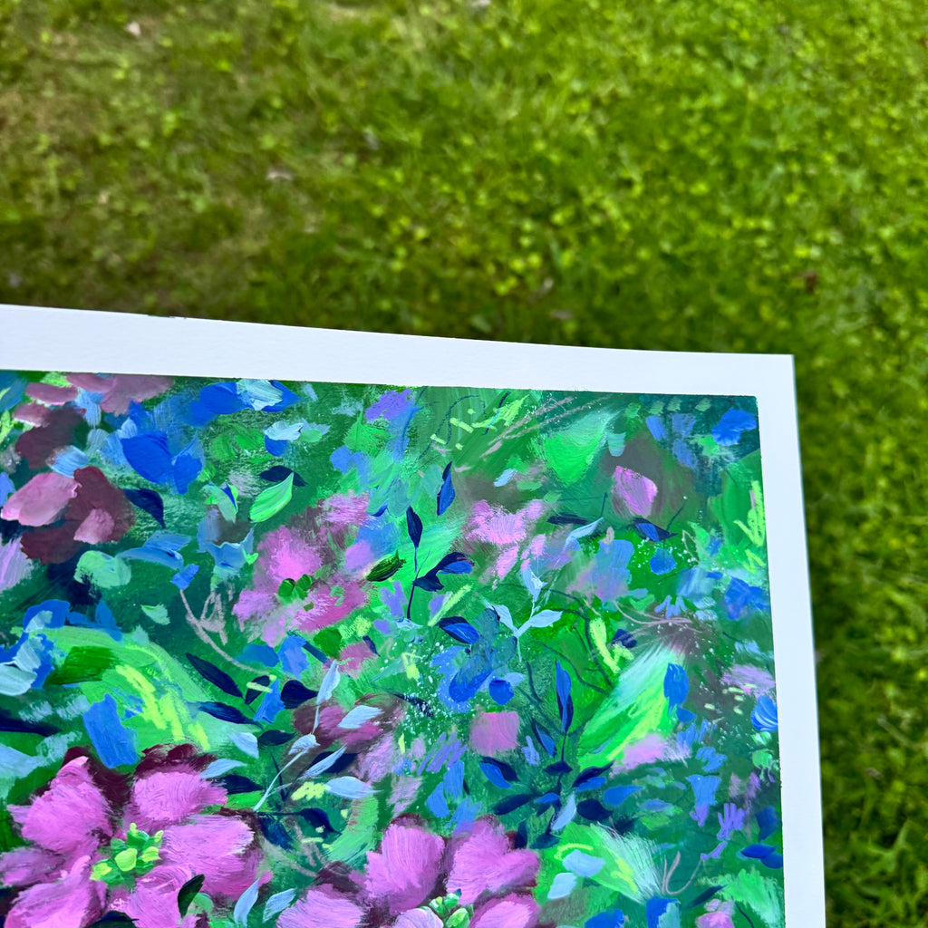Original Ella’s Abstract Garden Art Paper No. 2