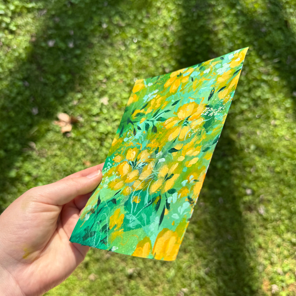 Original Citrus Florals Art Paper No. 5