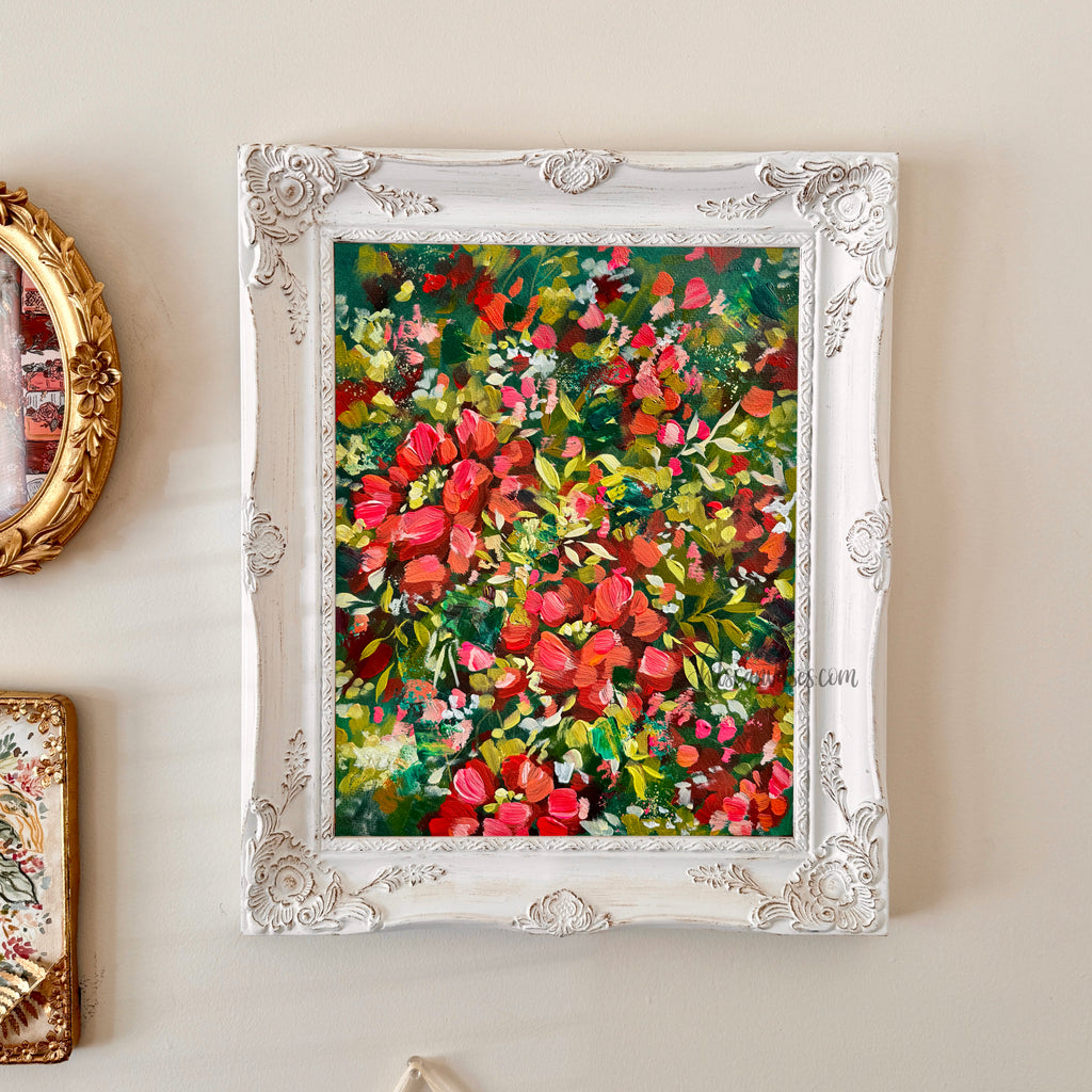 Ella’s Abstract Garden No. 16 Art Print