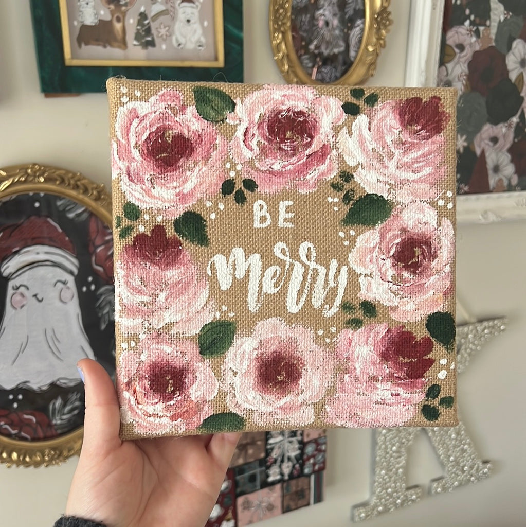 Floral Original Painted Canvas #4 (FROM THE VAULT)
