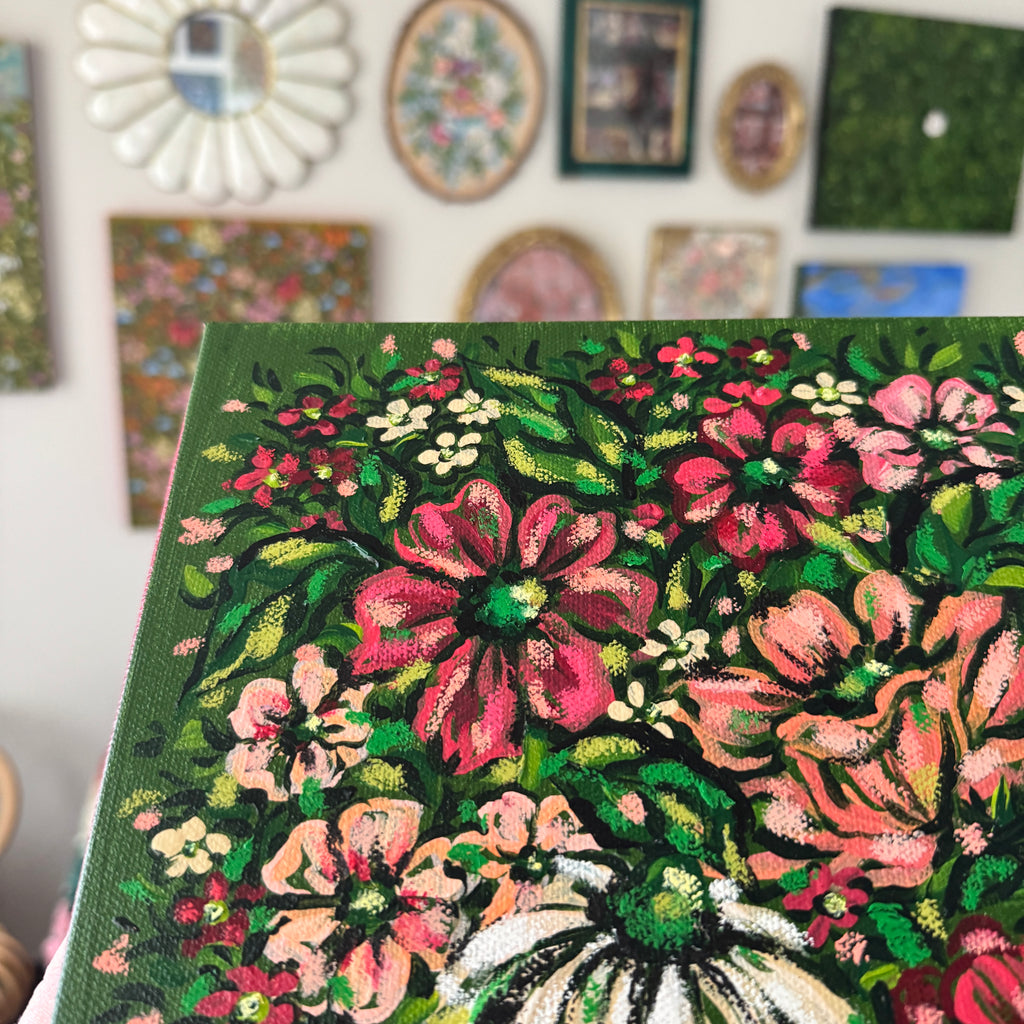 Floral Original Painted Canvas No. 29