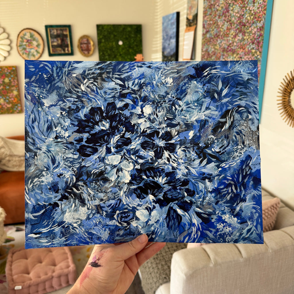 Original Ella’s Abstract Garden Art Paper No. 13
