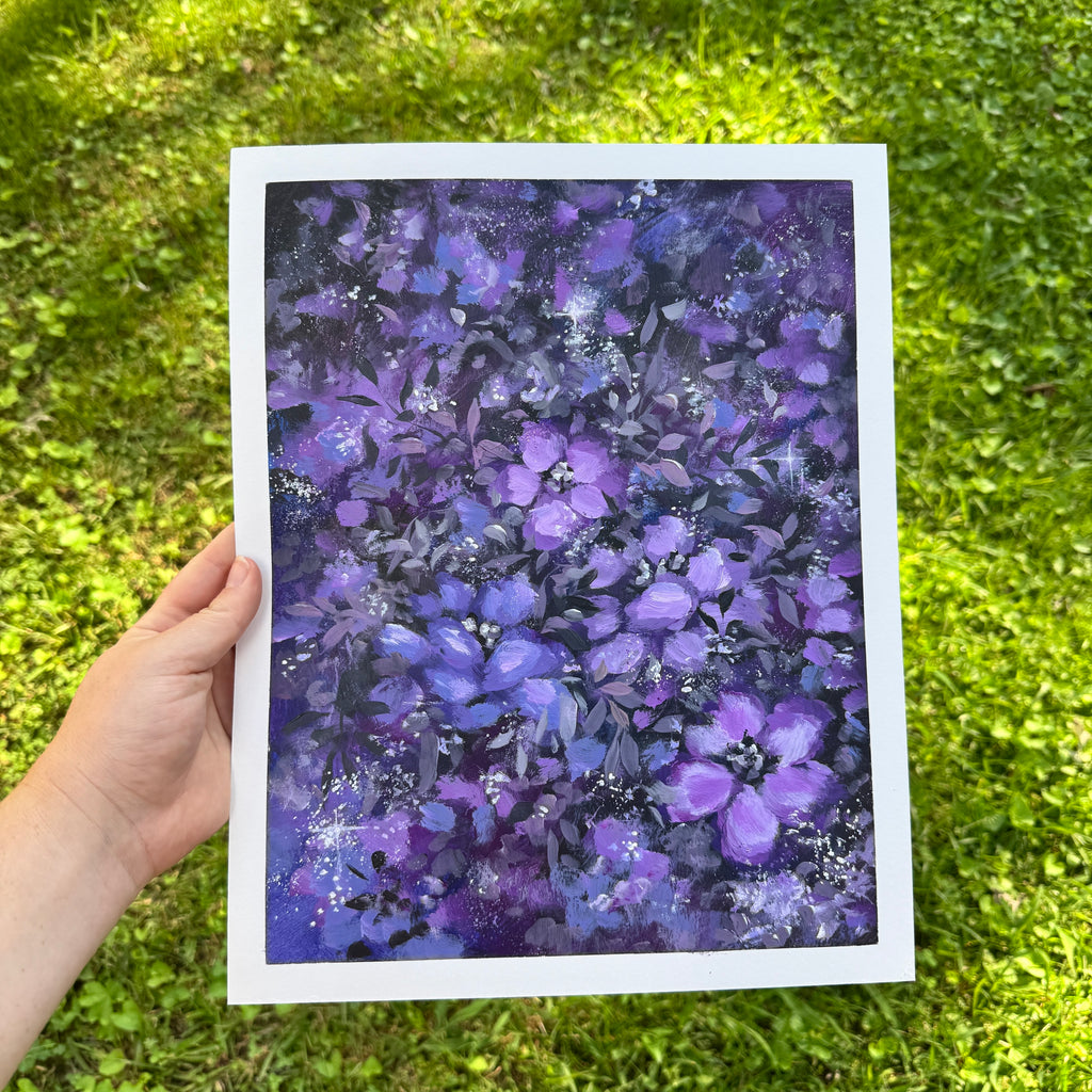 Original Ella’s Abstract Garden Art Paper No. 8